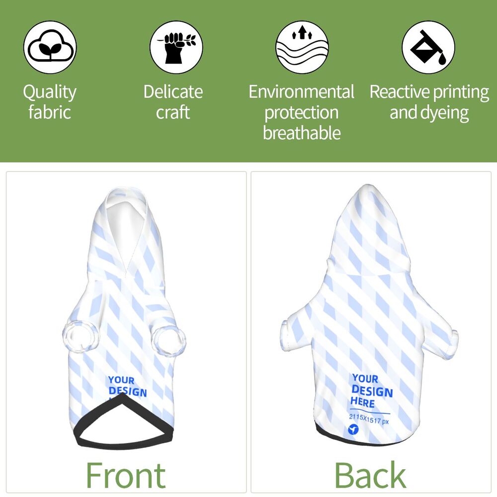 EliteUrban™ | Personalized Pet Hooded Sweater - Custom Signature Comfort