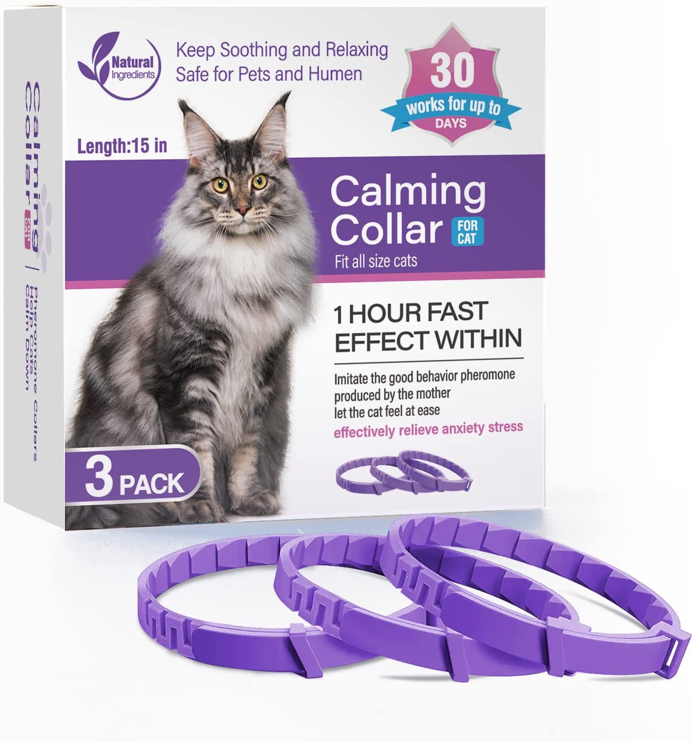 EliteSerene™ | Pheromone Soothing Collar - Advanced Comfort Guard for Cats & Dogs