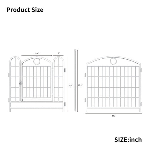 EliteTrainer™ | 8-Panel Secure Puppy Playpen - Foldable Metal Barrier for Home & Travel