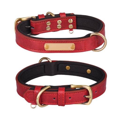 EliteArtisan™ | Genuine Leather Pet Walking Set - Soft-Padded & Durable Retro Design