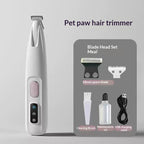 AuraPure™ Whisper-Shave | Narrow-Head Pet Detail Trimmer – Low-Noise Electric Groomer for Sensitive Areas