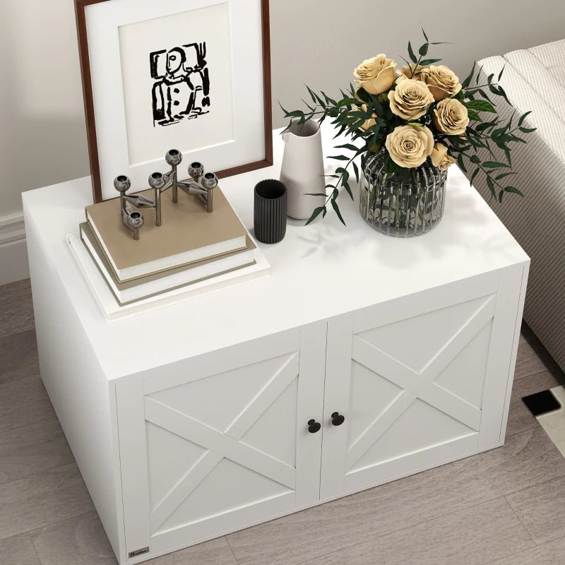 ChateauPaw™ | Luxury Cat Privacy Cabinet & Side Table - Aura Pet Elite