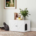 ChateauPaw™ | Luxury Cat Privacy Cabinet & Side Table - Aura Pet Elite