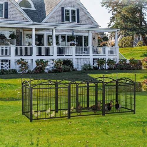 EliteFlow™ | Portable Pet Exercise Barrier - 8-Panel Secure Playpen for Puppies & Small Pets