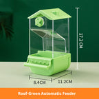 EliteFlow™ | Anti-Scatter Automatic Pet Feeder - Self-Filling & Seed-Sorting Bird Station