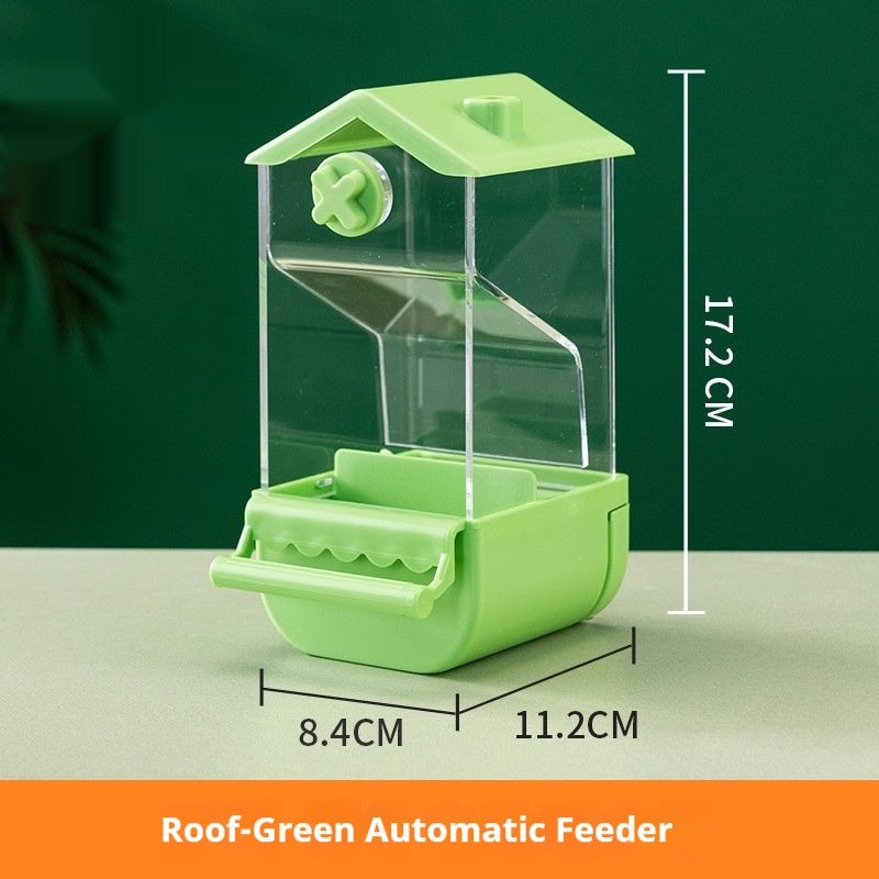 EliteFlow™ | Anti-Scatter Automatic Pet Feeder - Self-Filling & Seed-Sorting Bird Station