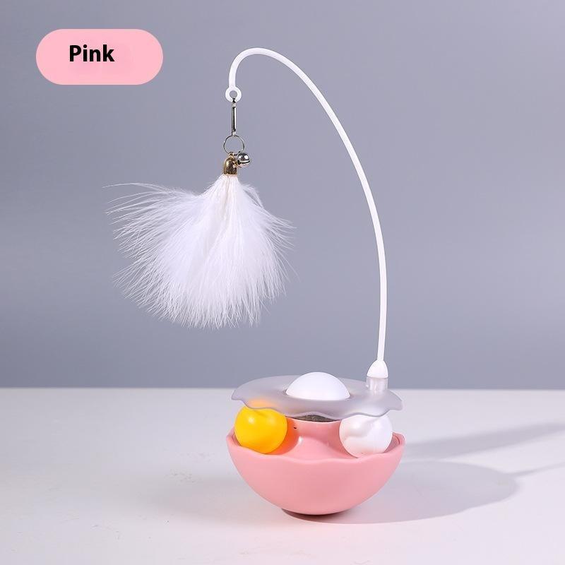 EliteBalance™ | 2-in-1 Treat Leaking Ball - Interactive Gravity Tumbler for Cats