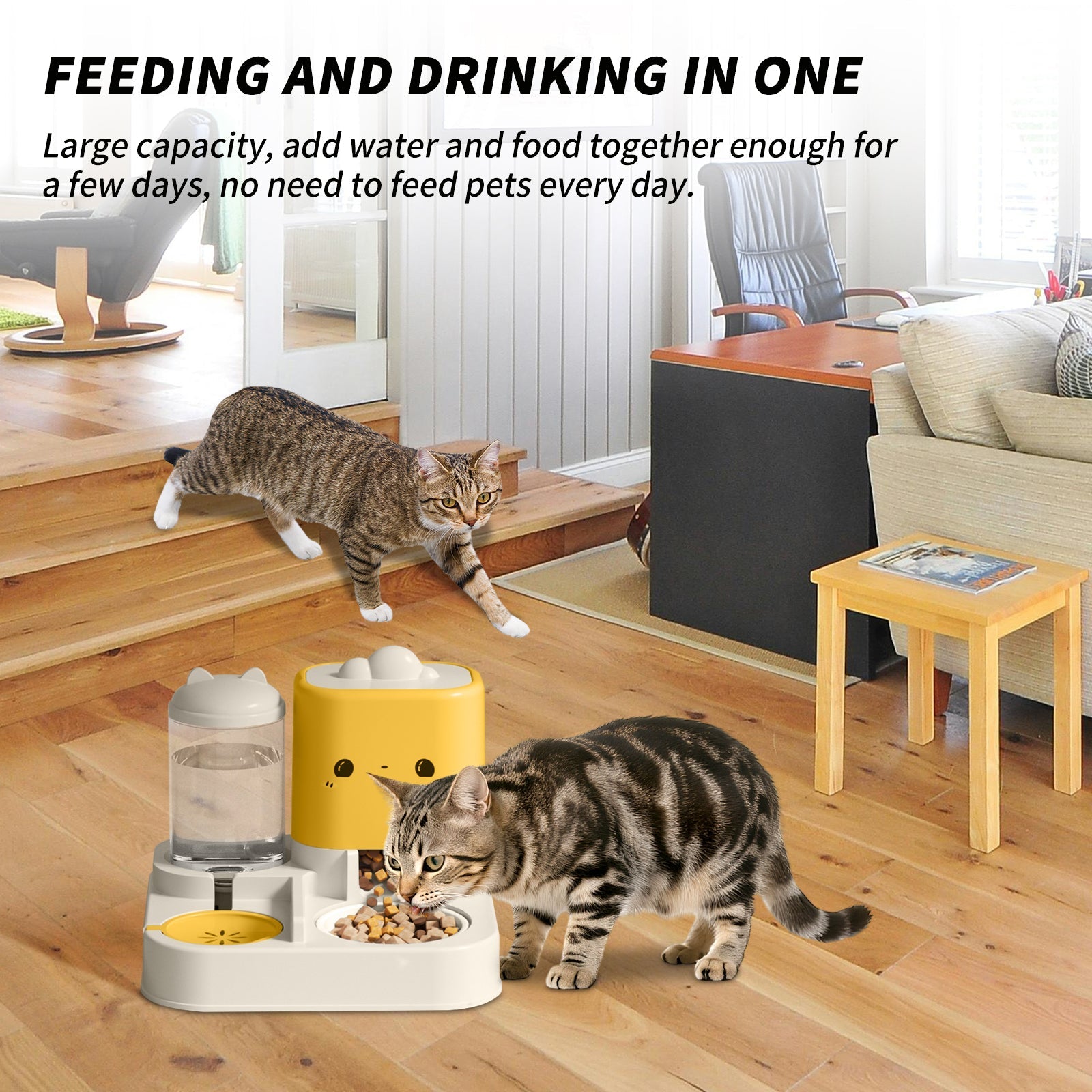 PetPastel™ | Cute-Comfort Automatic Water & Food Station