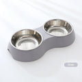 AuraPure™ Pastel-Dine | Aesthetic Double Pet Bowls – Surgical-Grade Stainless Steel & Eco-Friendly Colorful Dining Station
