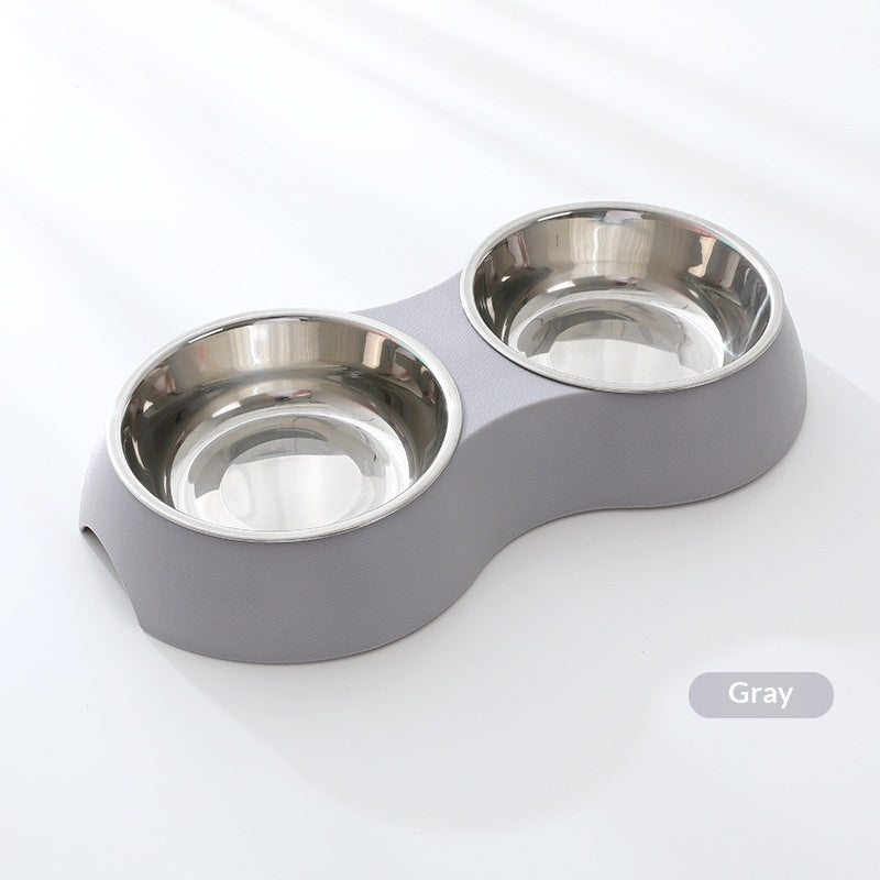 AuraPure™ Pastel-Dine | Aesthetic Double Pet Bowls – Surgical-Grade Stainless Steel & Eco-Friendly Colorful Dining Station