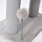 EliteNook™ | Compact Cat Tree with Cozy Sleep Tunnel - Plush Perch & Interactive Play Ball