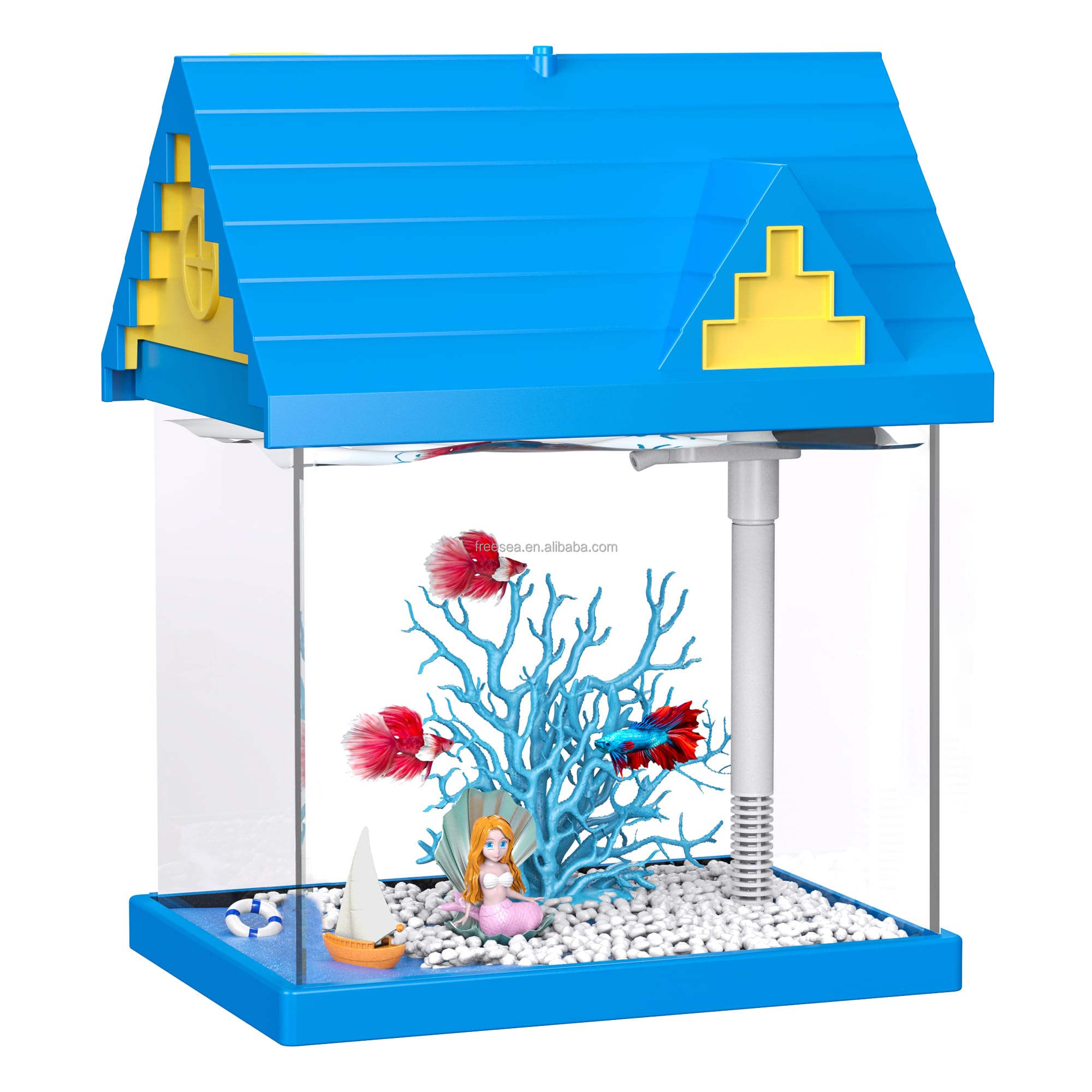MyFirstAura™ | Desktop Jellyfish & Goldfish Tank - The Perfect Eco-Friendly Gift for Kids