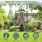 EliteSong™ | Heavy-Duty Outdoor Wild Bird Feeder - Iron-Clad Protection for Songbirds