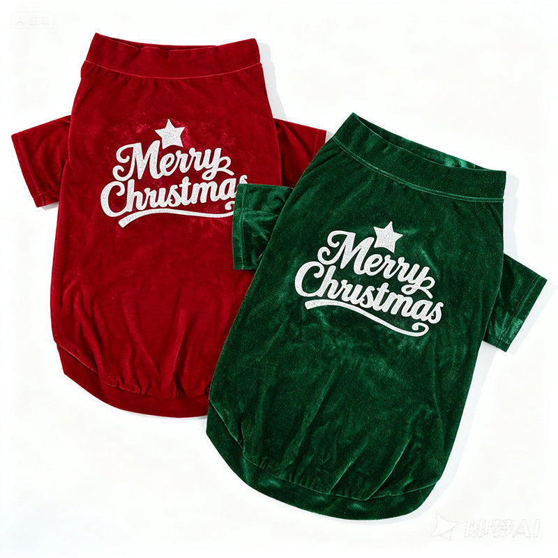 EliteYuletide™ | Christmas Spirit Pet Hoodie - Cozy Warmth for Holiday Celebrations