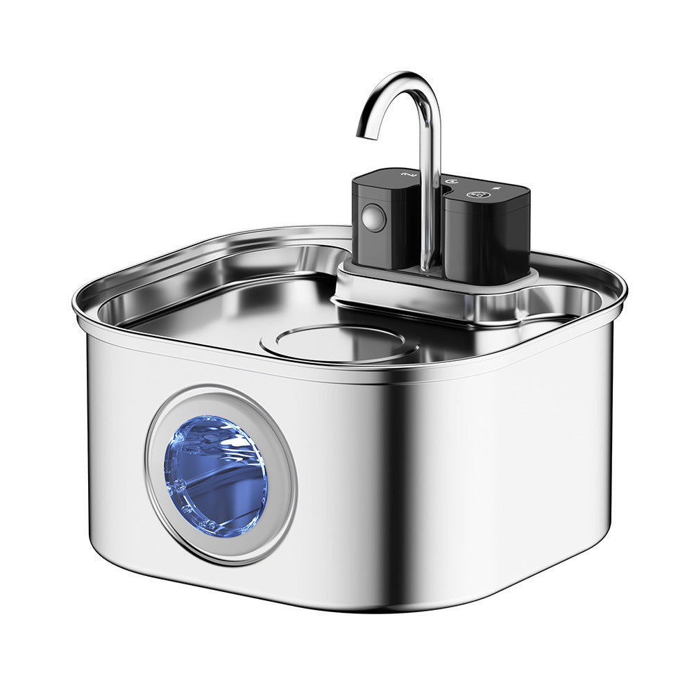 AuraPure™ Eternal-Flow | Professional Grade Stainless Steel Pet Fountain – Intelligent Circulation System for Superior Hydration