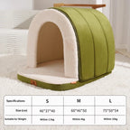 AuraEstate™ Thermo-Tent | Fully Enclosed Insulated Dog House – High-Density Heat-Lock Den for Harsh Winters