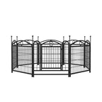 EliteFlow™ | Portable Pet Exercise Barrier - 8-Panel Secure Playpen for Puppies & Small Pets