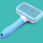 AuraPure™ Titan-Comb | Heavy-Duty Steel Hair Remover – One-Touch Professional Grooming Brush for Deep Undercoat Care