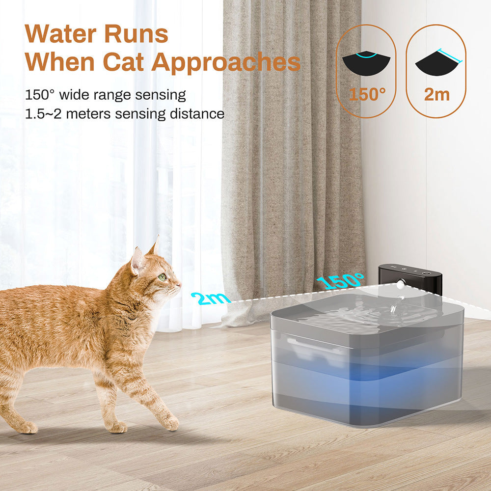 AuraPure™ Eternal-Flow | Professional Grade Stainless Steel Pet Fountain – Intelligent Circulation System for Superior Hydration