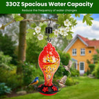 EliteNectar™ | Premium Hand-Crafted Hummingbird Oasis - Includes Ant Moat & Hanging Kit