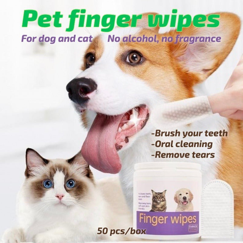 AuraDental™ | 3-in-1 Healing Finger Wipes - Breath Freshener & Total Hygiene Solution