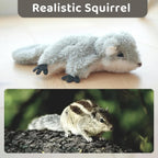 AuraPlay™ Kinetic Squirrel | Touch-Responsive USB Rechargeable Kicker – Plush Prey-Mimicking Toy for All Breeds