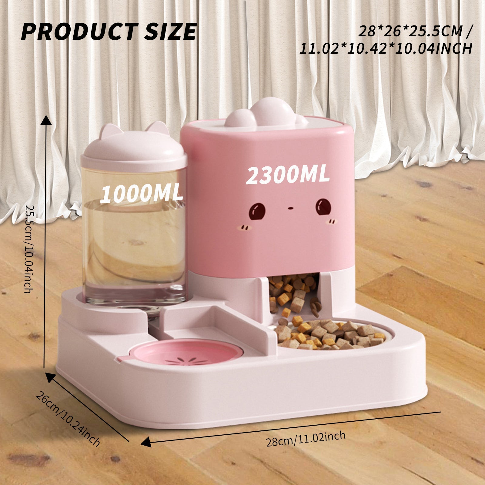 PetPastel™ | Cute-Comfort Automatic Water & Food Station