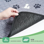 AuraPure™ Ever-Dry | Sustainable Reusable Training Pads – 4-Layer Heavy Duty Washable Mat for Puppies & Senior Pets