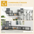 AuraEstate™ Infinity-Tunnel | Professional Modular Wood Cat Habitat – Customizable Outdoor Connector & Play System