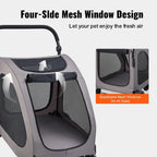 EliteChariot™ | Pro - Strength Portable Dog Stroller & Carrier - Aura Pet Elite