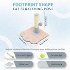 EliteClaw™ | Modern Paw - Print Scratching Column for Active Cats - Aura Pet Elite