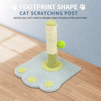 EliteClaw™ | Modern Paw - Print Scratching Column for Active Cats - Aura Pet Elite