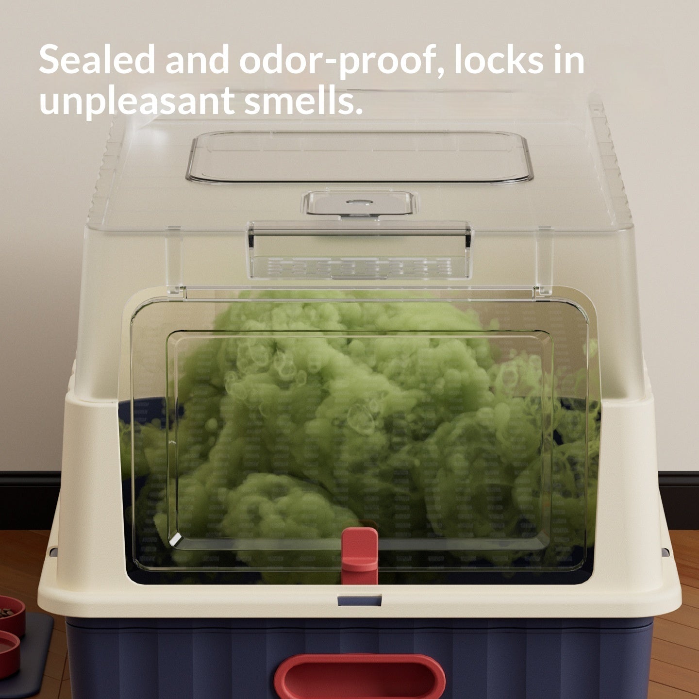 EliteClean™ | Fully Enclosed UV - C Sanitizing Litter Station - Odor Control Edition - Aura Pet Elite