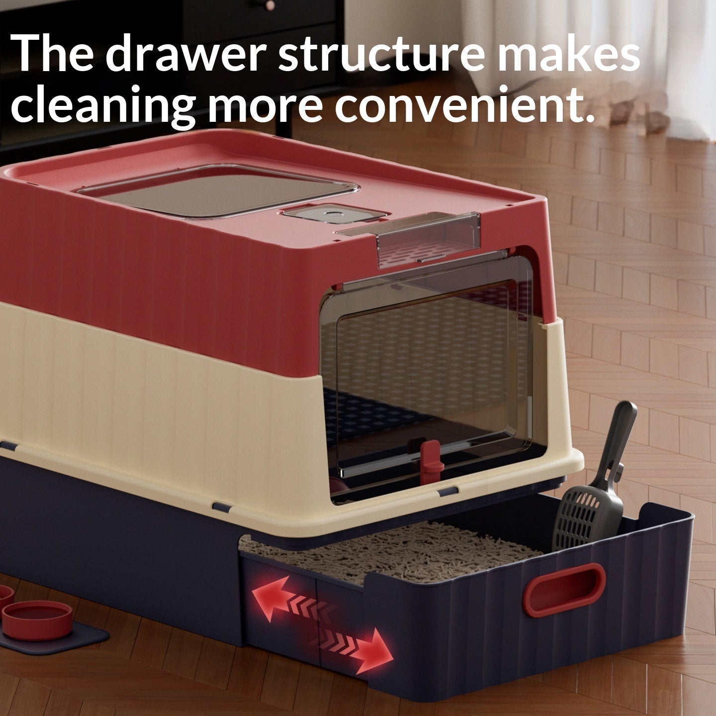 EliteClean™ | Fully Enclosed UV - C Sanitizing Litter Station - Odor Control Edition - Aura Pet Elite