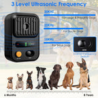 EliteEcho™ | Waterproof Ultrasonic Bark Control (Black - Green Edition) - Aura Pet Elite