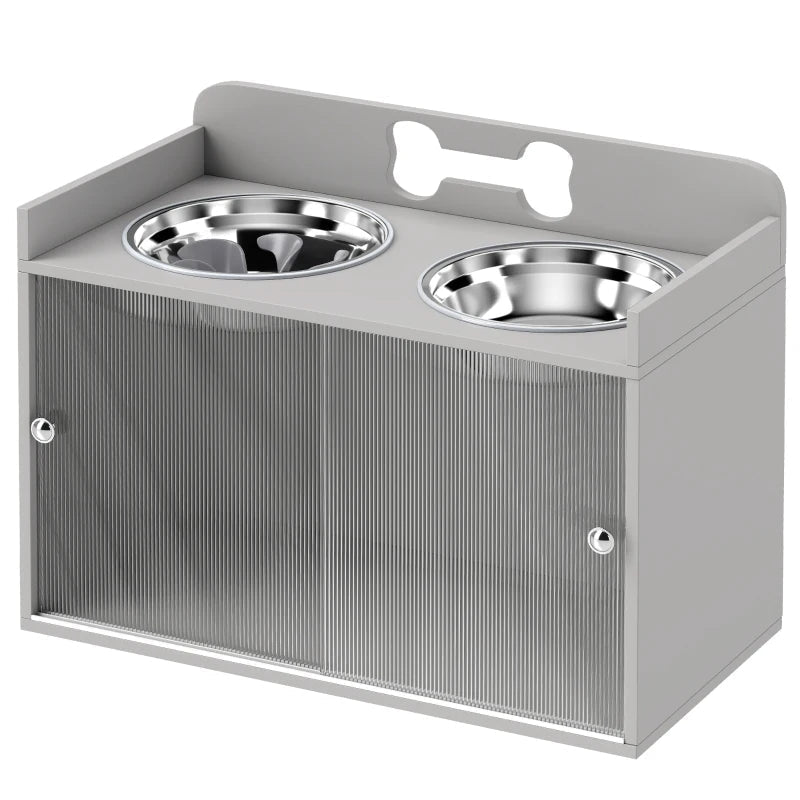 EliteFeast™ | Ergonomic Raised Diner & Storage Combo for Large Breeds - Aura Pet Elite