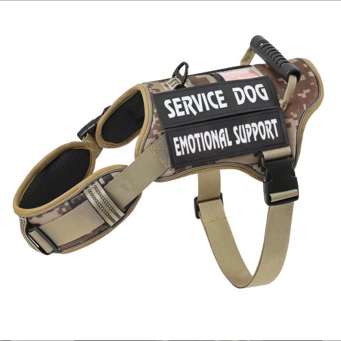EliteForce™ | Tactical Reflective Vest with Easy - Control Handle - Aura Pet Elite