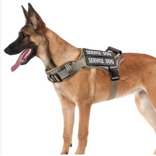 EliteForce™ | Tactical Reflective Vest with Easy - Control Handle - Aura Pet Elite