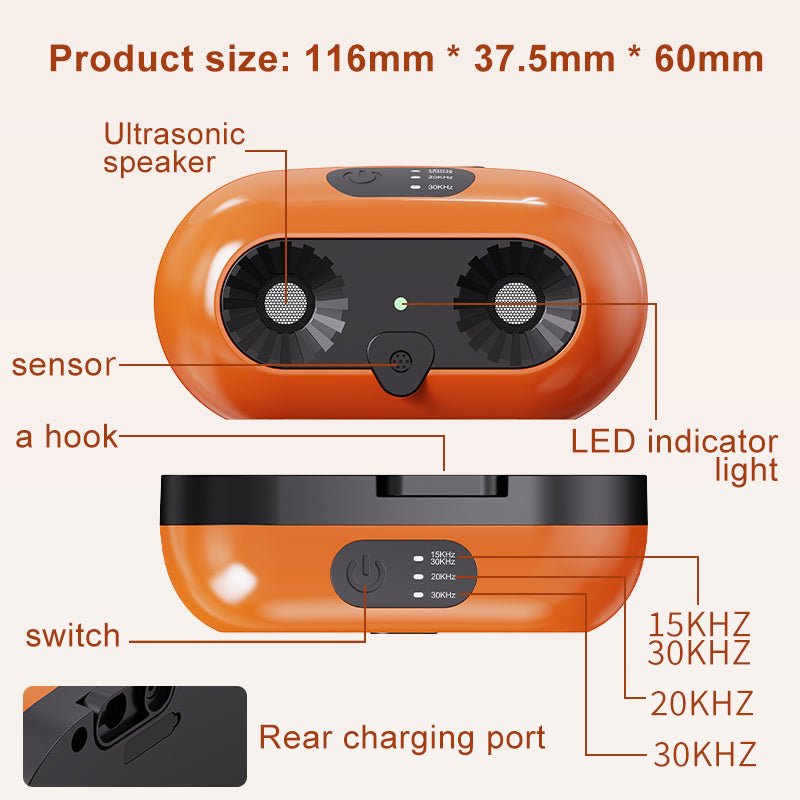 EliteHarmony™ | 3 - Mode Universal Bark Control for All Breeds - Aura Pet Elite
