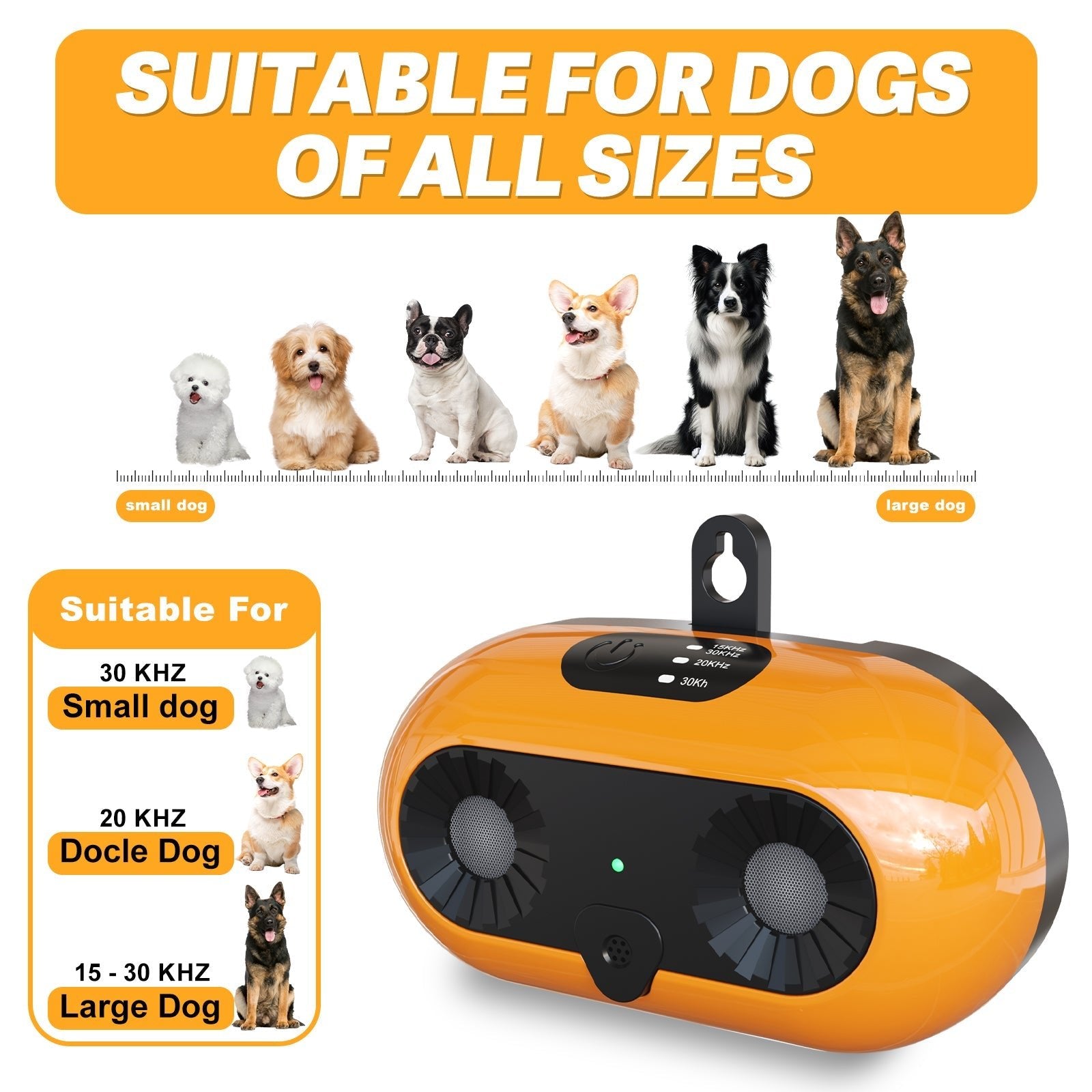 EliteHarmony™ | 3 - Mode Universal Bark Control for All Breeds - Aura Pet Elite