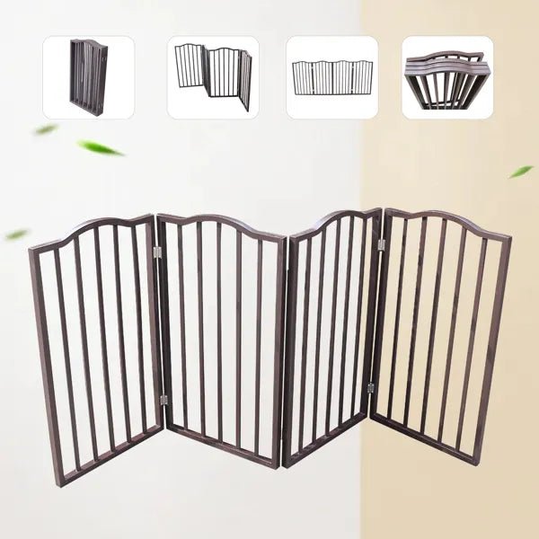 EliteHarmony™ | Freestanding Arc Design Safety Gate - Aura Pet Elite