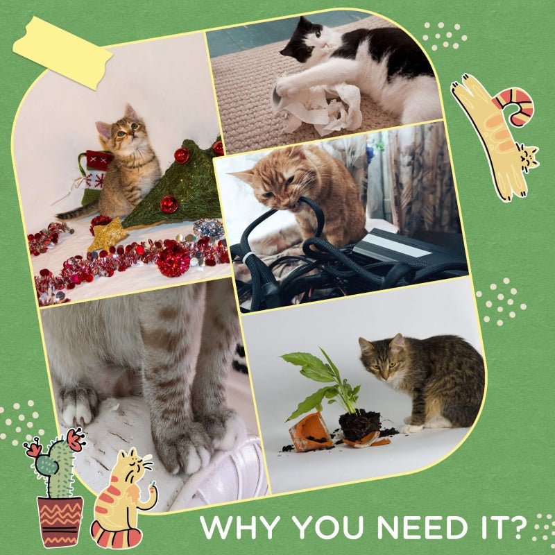 EliteJungle™ | Multi - Level Indoor Cat Tree - Botanical Green Edition - Aura Pet Elite