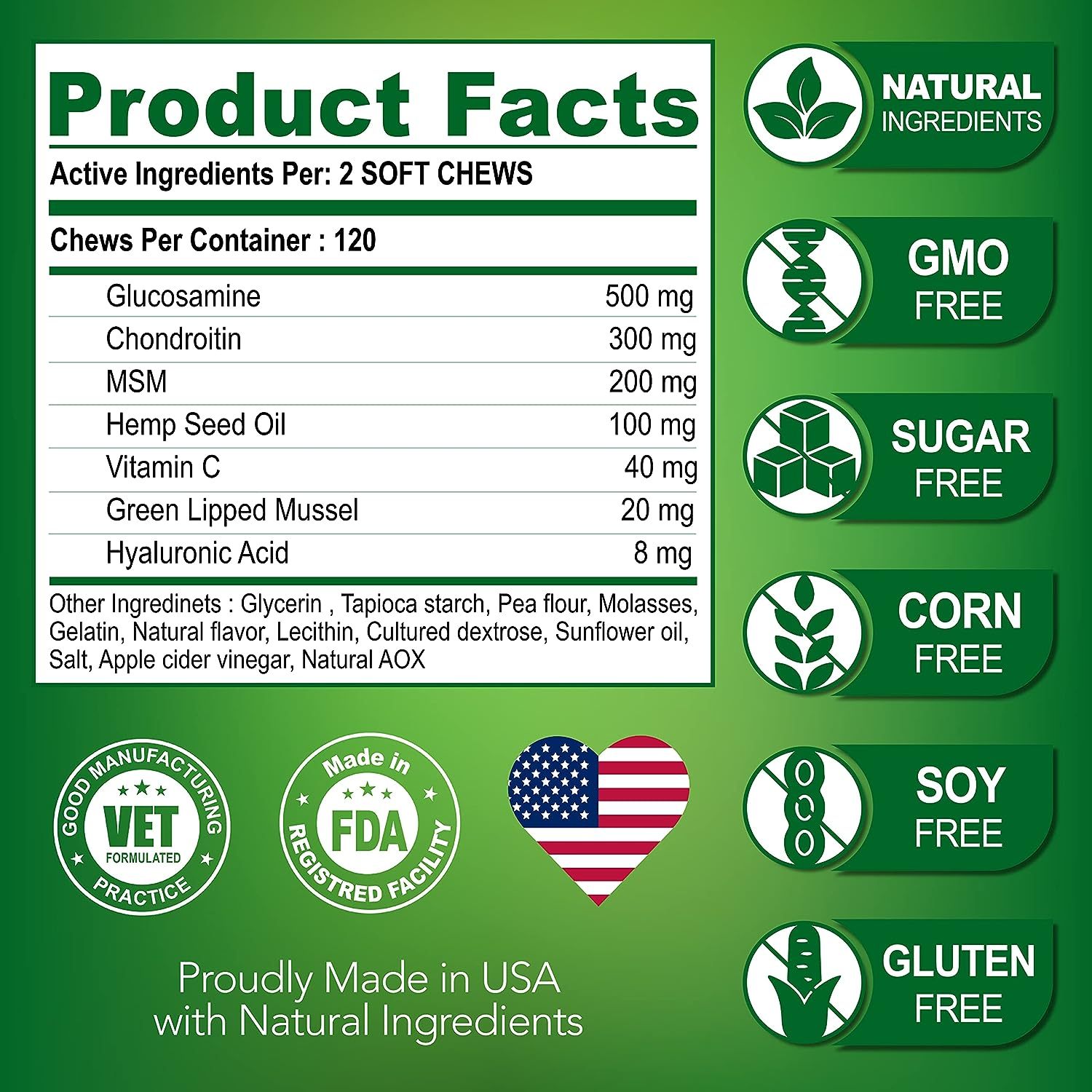 EliteMotion™ | 120ct Pro - Strength Joint & Bone Recovery Chews - Aura Pet Elite