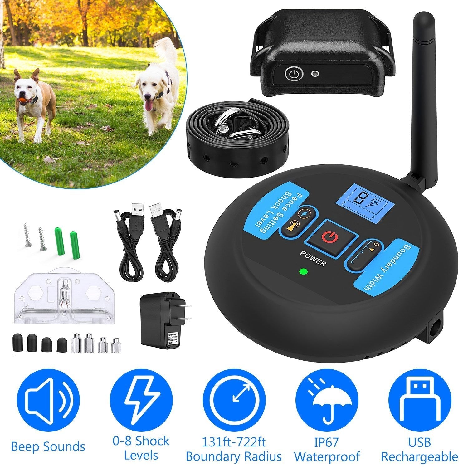 EliteOrbit™ | Invisible Wireless Containment System for All Dogs - Aura Pet Elite