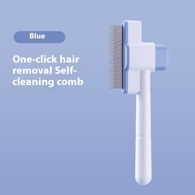 ElitePure™ | Professional Stainless Steel Fine - Gear Comb for Cats & Dogs - Aura Pet Elite