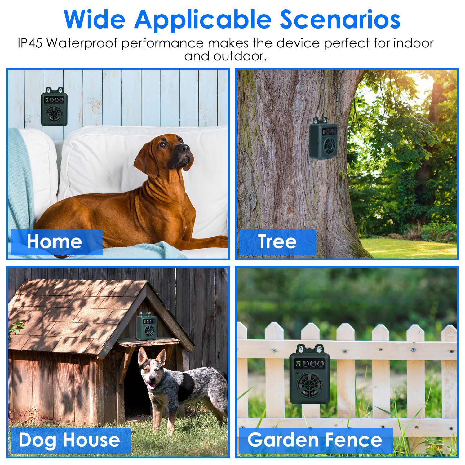 EliteSerene™ | Long - Range 4 - Level Bark Control Device - Aura Pet Elite