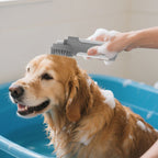 EliteSpa™ | Multi - Functional Pet Bath Brush - Deep Cleaning Silicone Scrubber - Aura Pet Elite