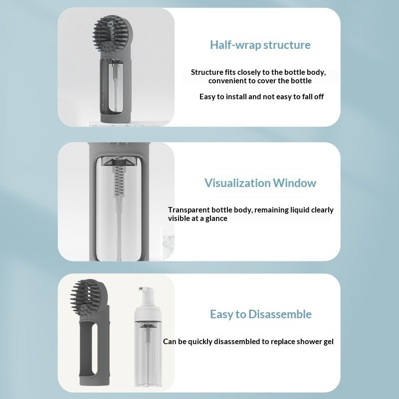 EliteSpa™ | Multi - Functional Pet Bath Brush - Deep Cleaning Silicone Scrubber - Aura Pet Elite