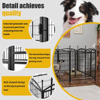 EliteStronghold™ | Pro - Grade Metal Exercise Fence for Dogs - Aura Pet Elite