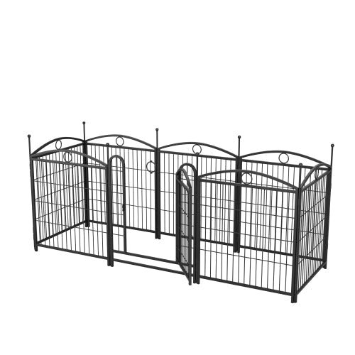 EliteStronghold™ | Pro - Grade Metal Exercise Fence for Dogs - Aura Pet Elite